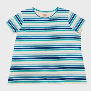 Croft & Barrow Women's Classic Summer Short Sleeve T-Shirt Size XXL